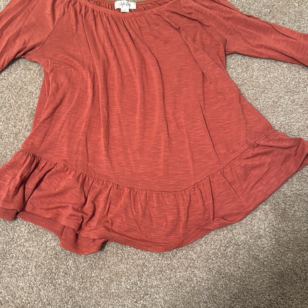 Women's Rust Top - Picture 4 of 4